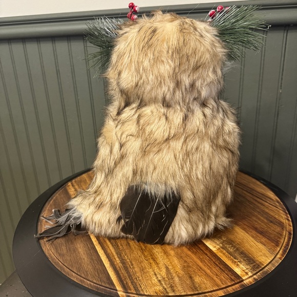 Holiday Snowy Owl Tree Topper Christmas Decor - New - Picture 2 of 7